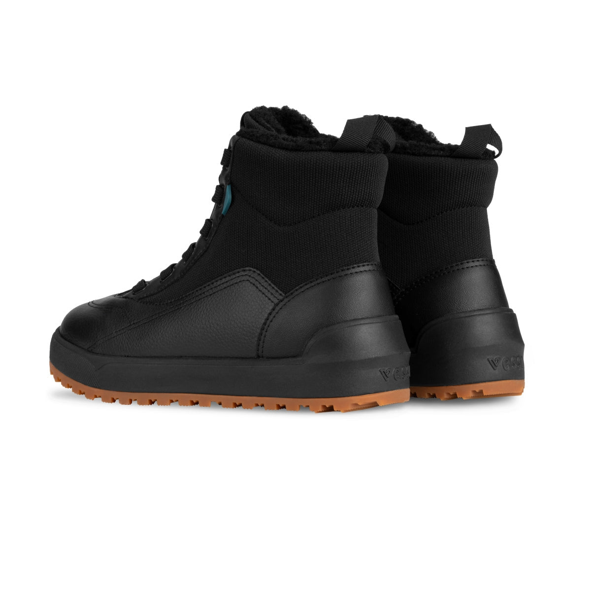 Vessi Women's Alta High Top in Asphalt Black/Gum - Getoutside Shoes