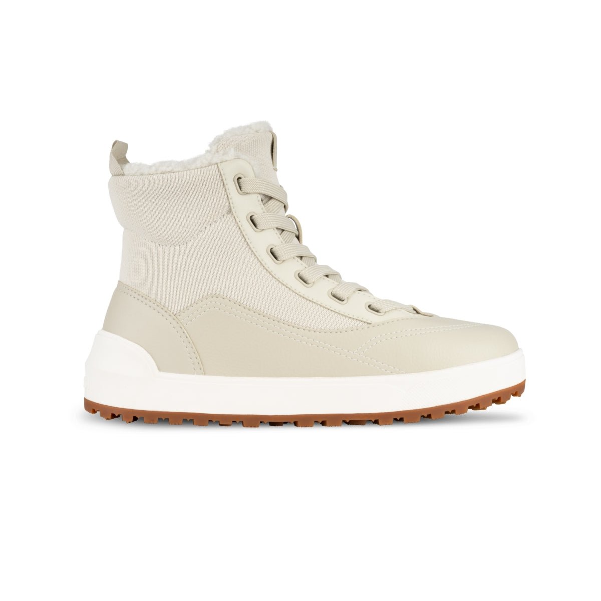 Vessi Women's Alta High Top in Dune Beige - Getoutside Shoes