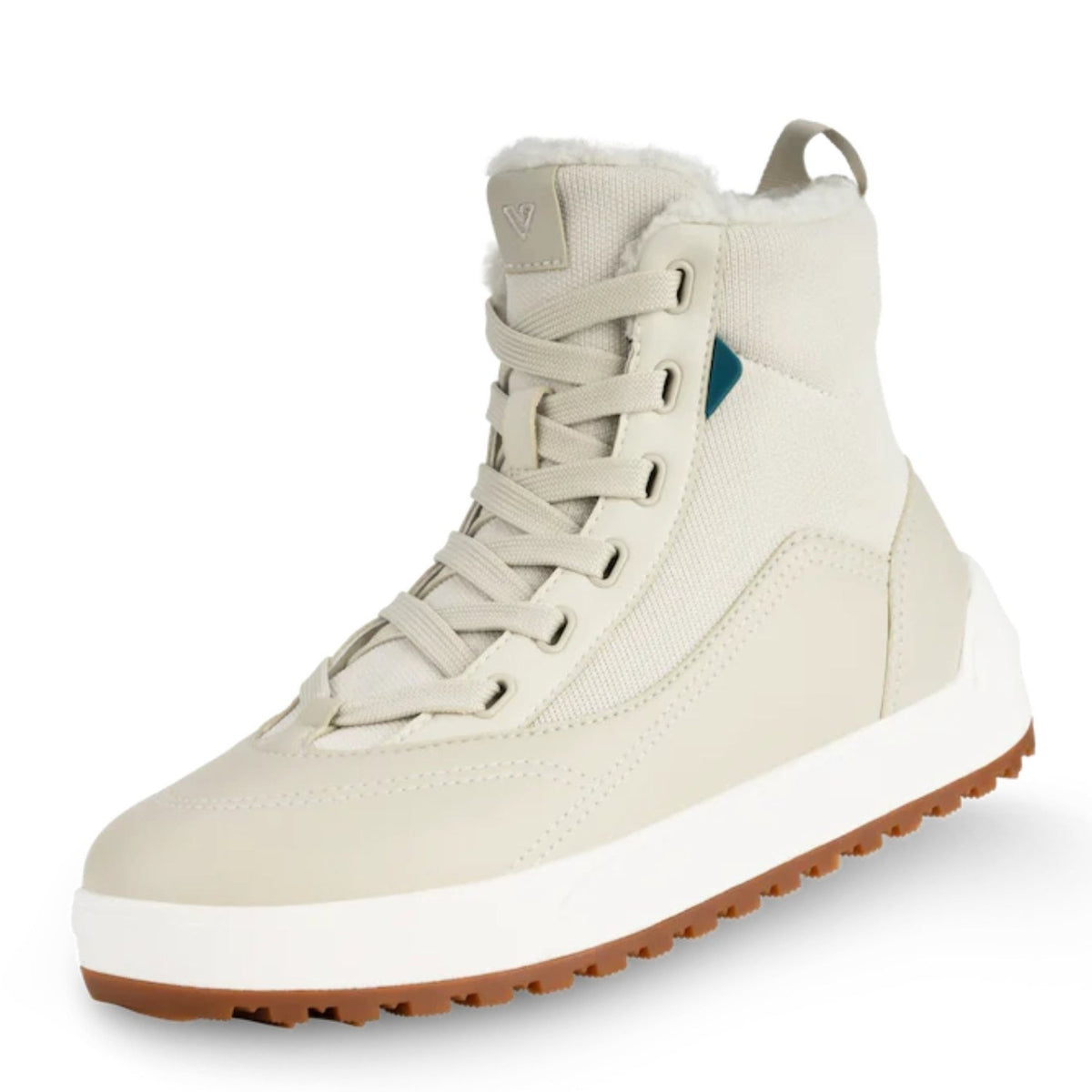 Vessi Women's Alta High Top in Dune Beige - Getoutside Shoes