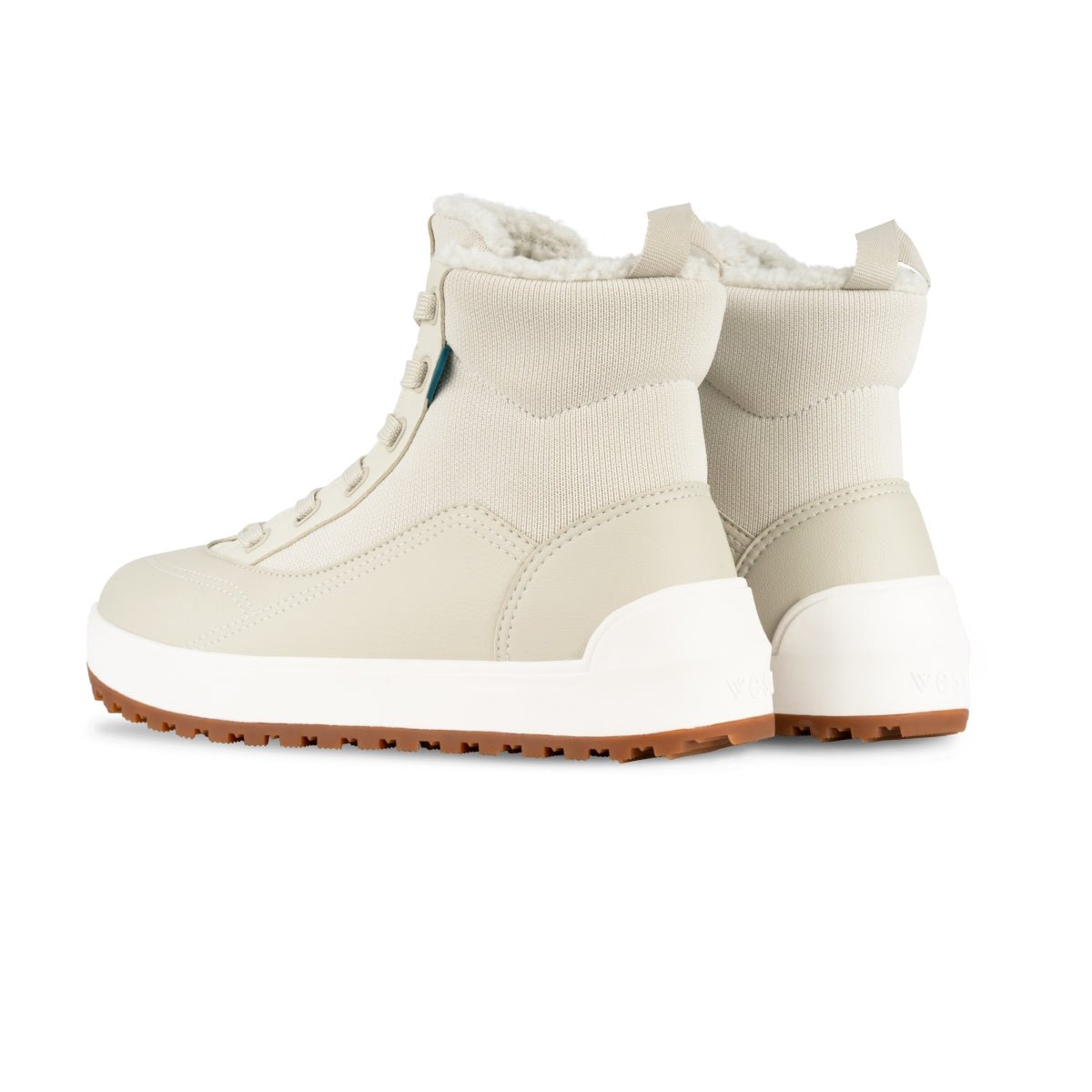 Vessi Women's Alta High Top in Dune Beige - Getoutside Shoes