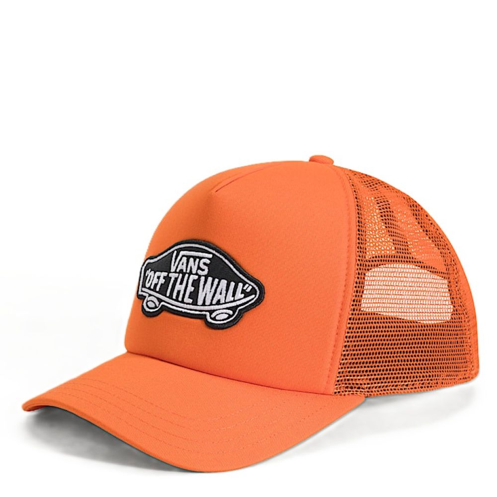 Vans Classic Patch Trucker Hat in Orange