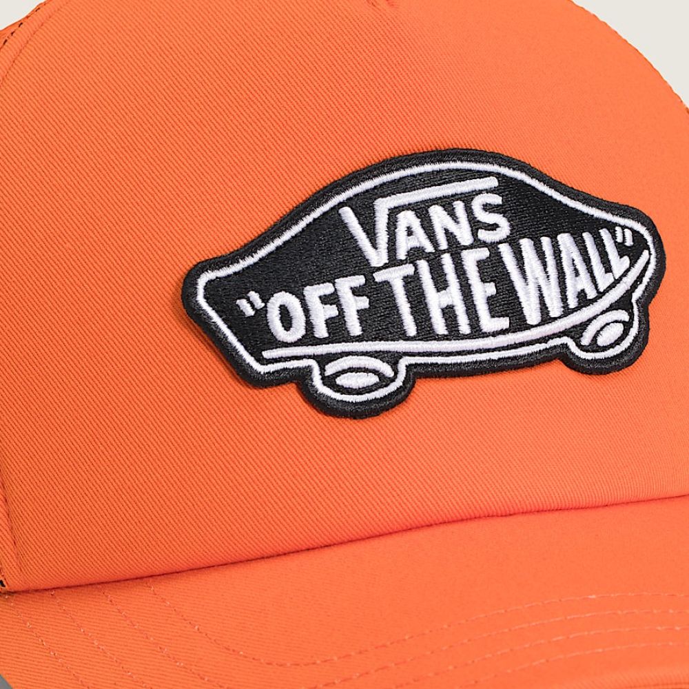 Vans Classic Patch Trucker Hat in Orange