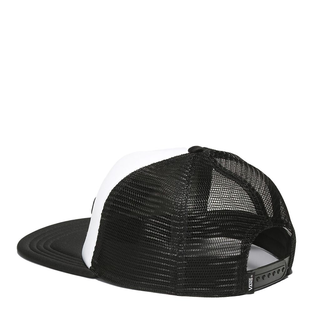 Vans Classic Patch Curved Bill Trucker Hat in Black/White
