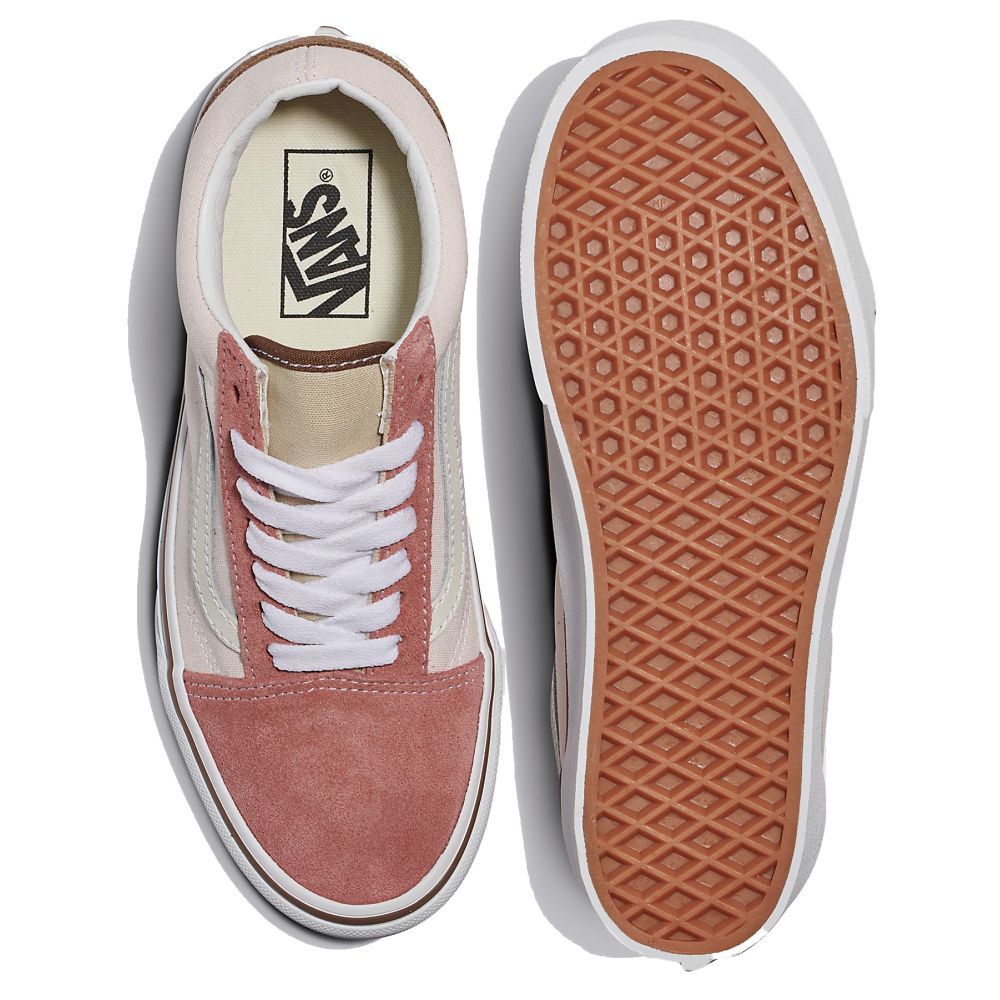 Vans Women&#39;s Old Skool Stackform in Earthy Blocking Multi Color