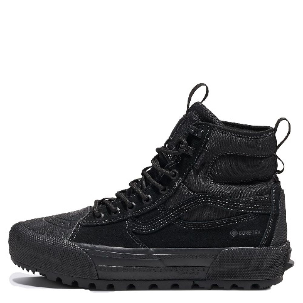 full black high top vans