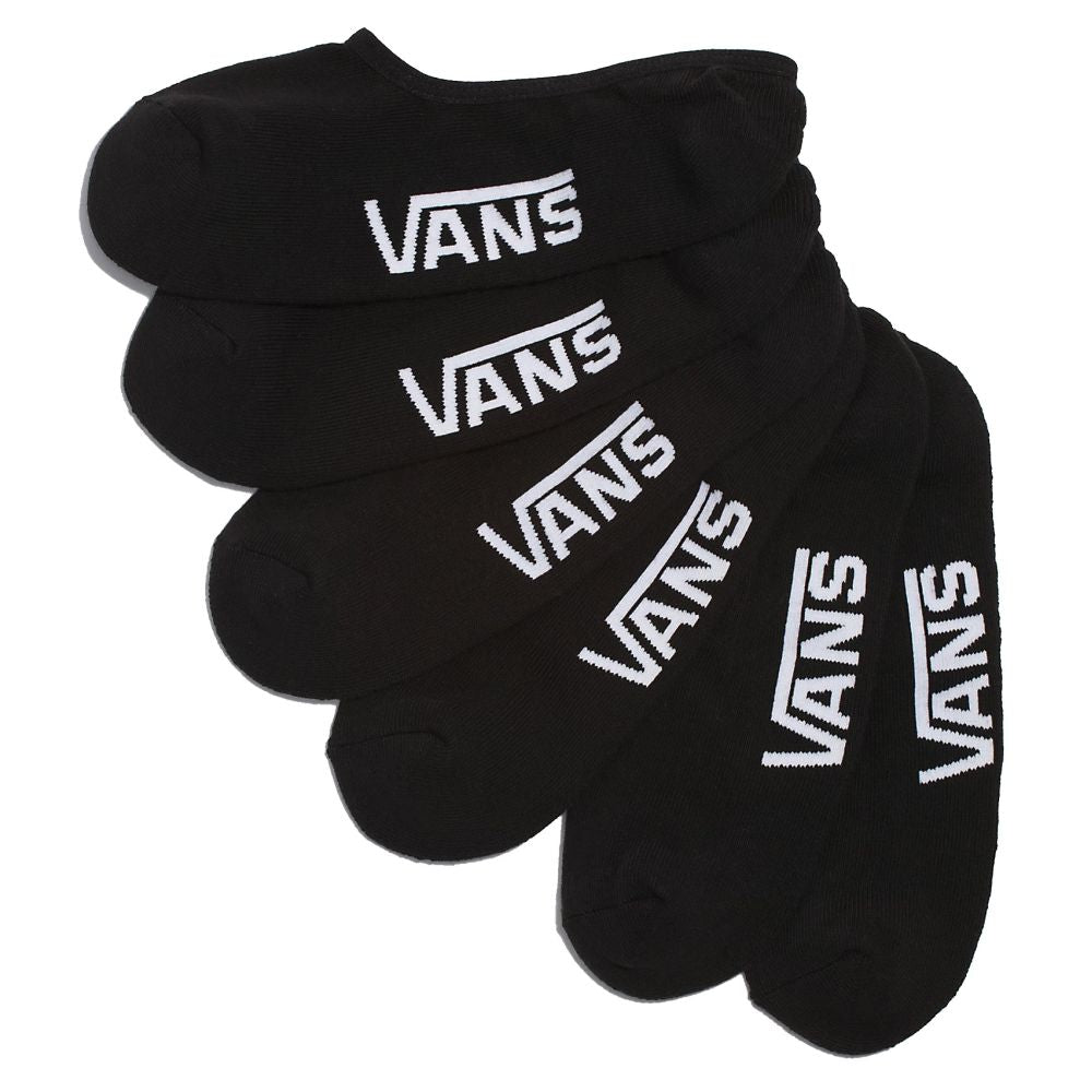 Vans Men&#39;s Classic Super No Show Sock 3-Pack in Black
