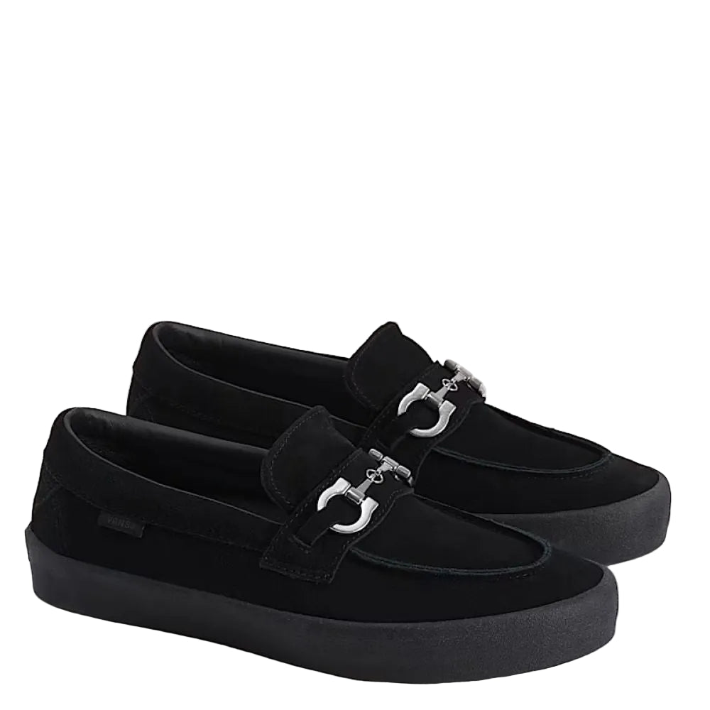 Vans Women's Skate Loafer in Horsebit Black