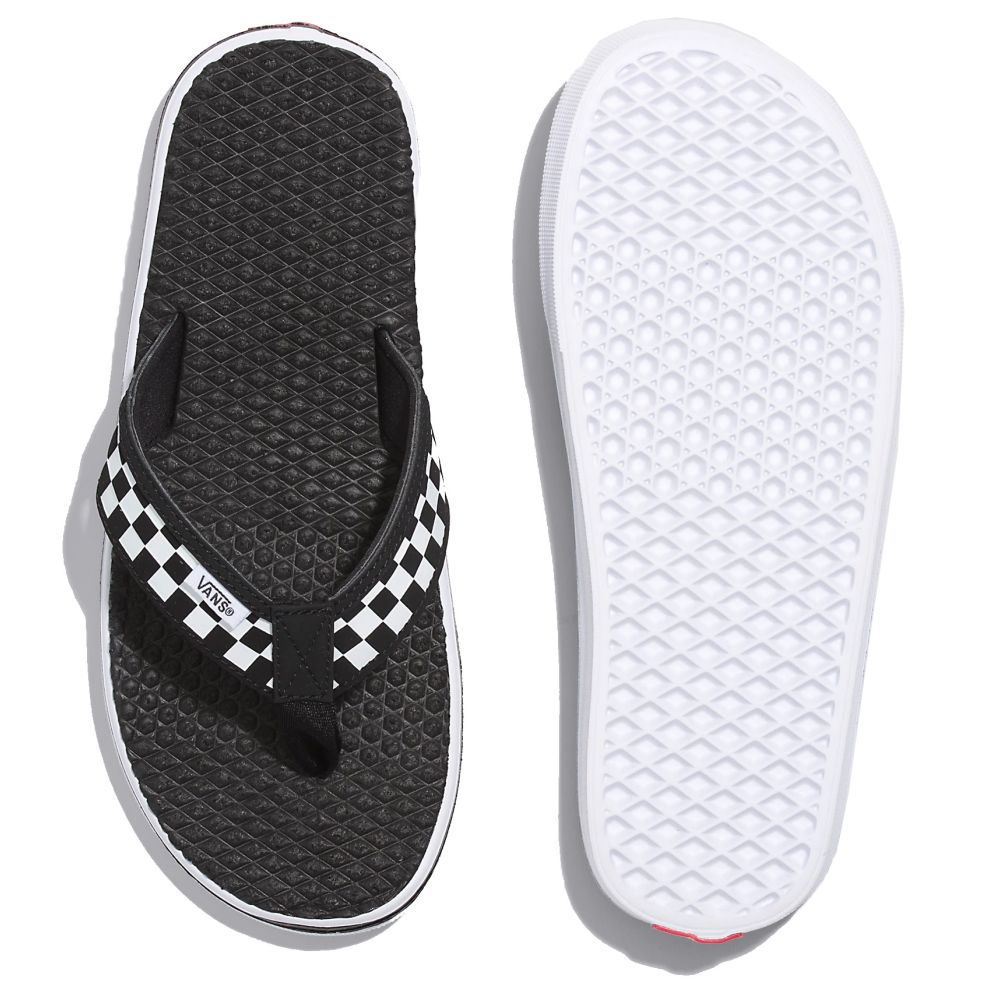 Vans Men&#39;s La Costa Lite Sandal in Black/White