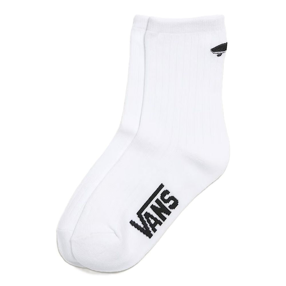 Vans Women's Kickin It Crew Socks in White
