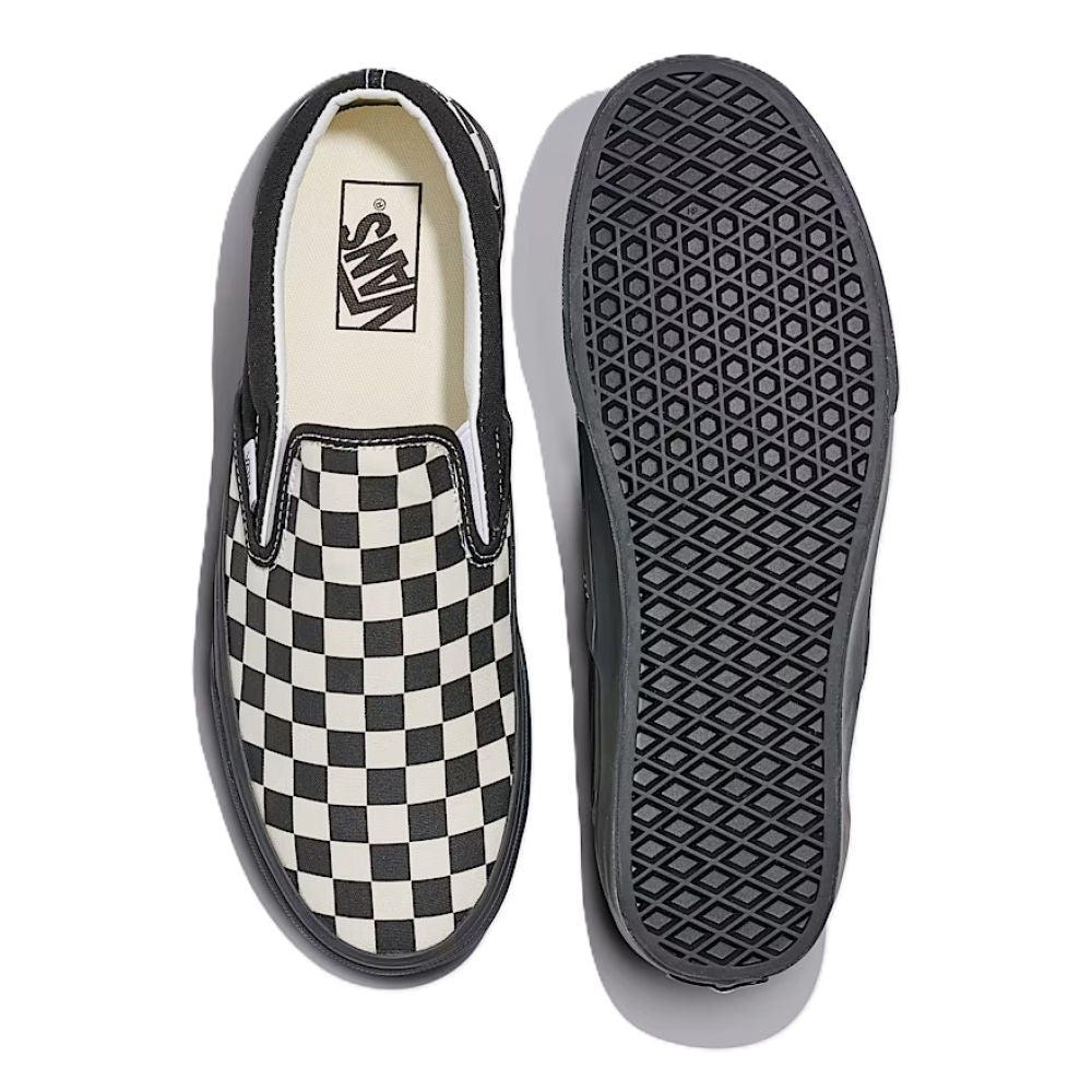 Vans Checkerboard Classic Slip-On in Black/White
