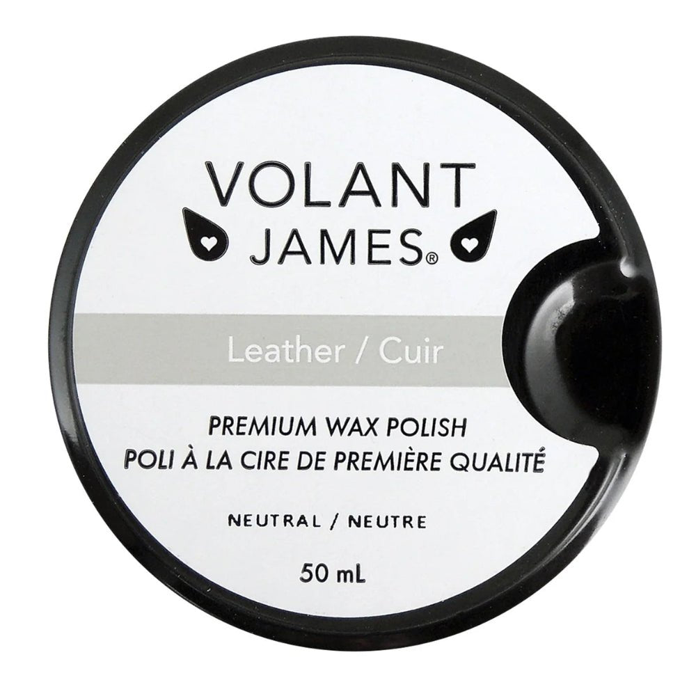 Volant James Cream Polish in Black - Getoutside Shoes