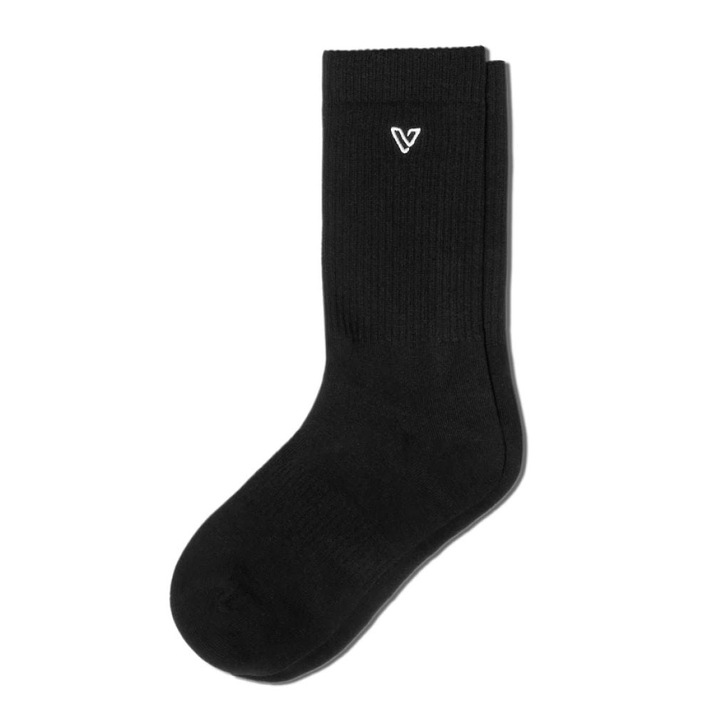 Vessi Lifestyle Crew Socks in Black