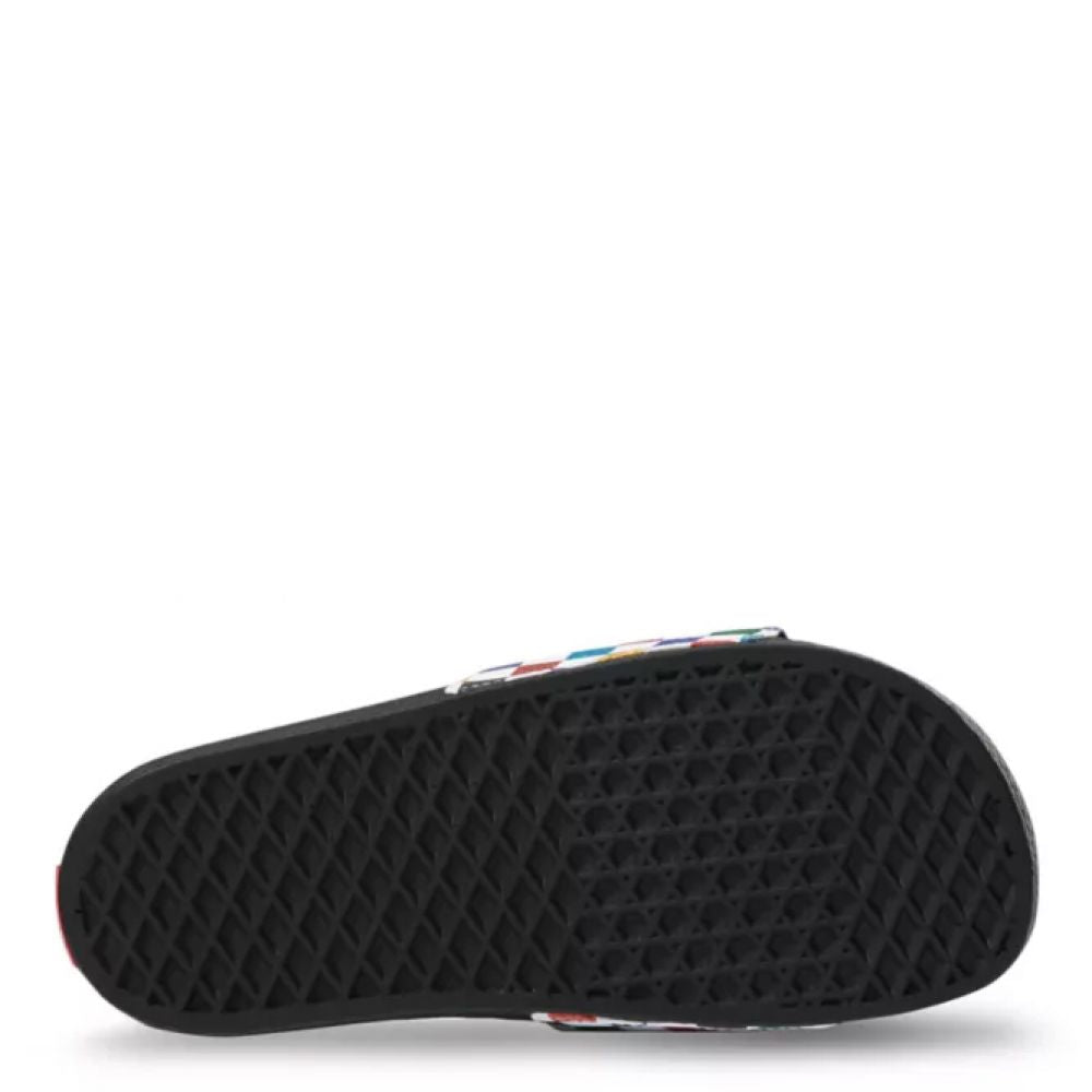 Vans Women&#39;s Glitter Slide-On in Checkerboard-Multi