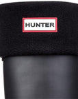 Hunter Fleece Welly Socks in Black
