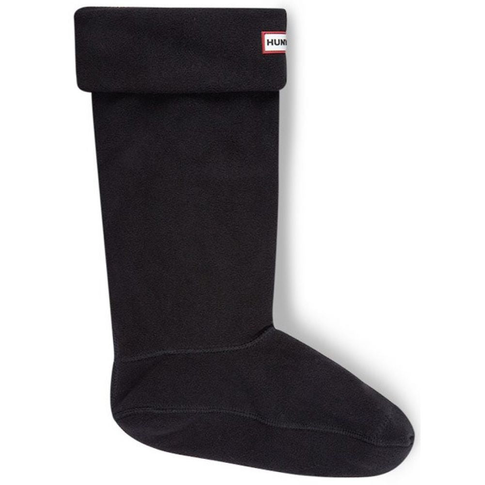 Hunter Fleece Welly Socks in Black