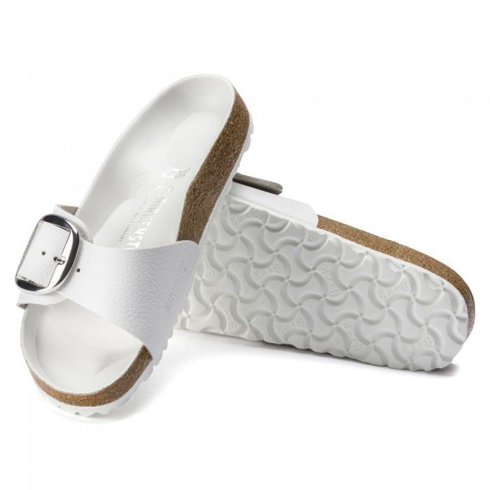 Birkenstock Women's Madrid Big Buckle Leather in White