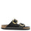 Birkenstock Women&#39;s Arizona Big Buckle Natural Leather Patent in High Shine Black (Narrow Width)