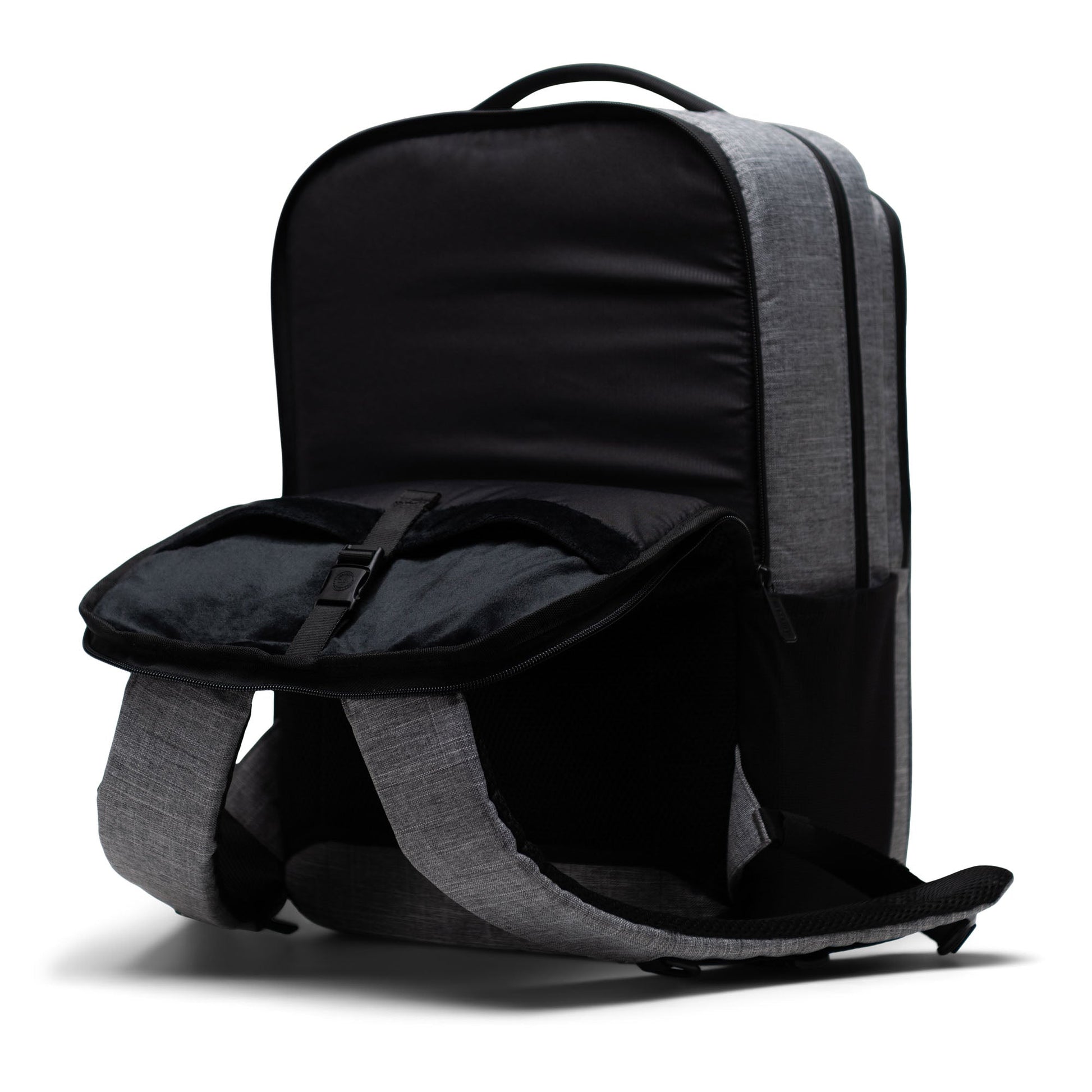 Herschel Kaslo Backpack Tech in Raven Crosshatch