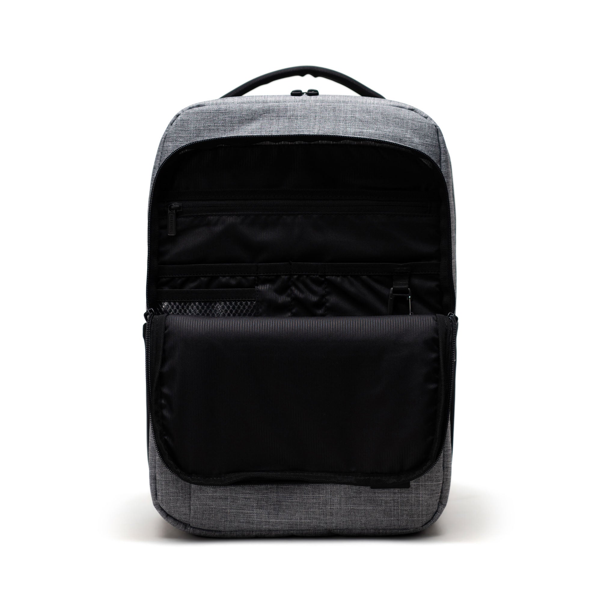 Herschel Kaslo Daypack Tech in Raven Crosshatch