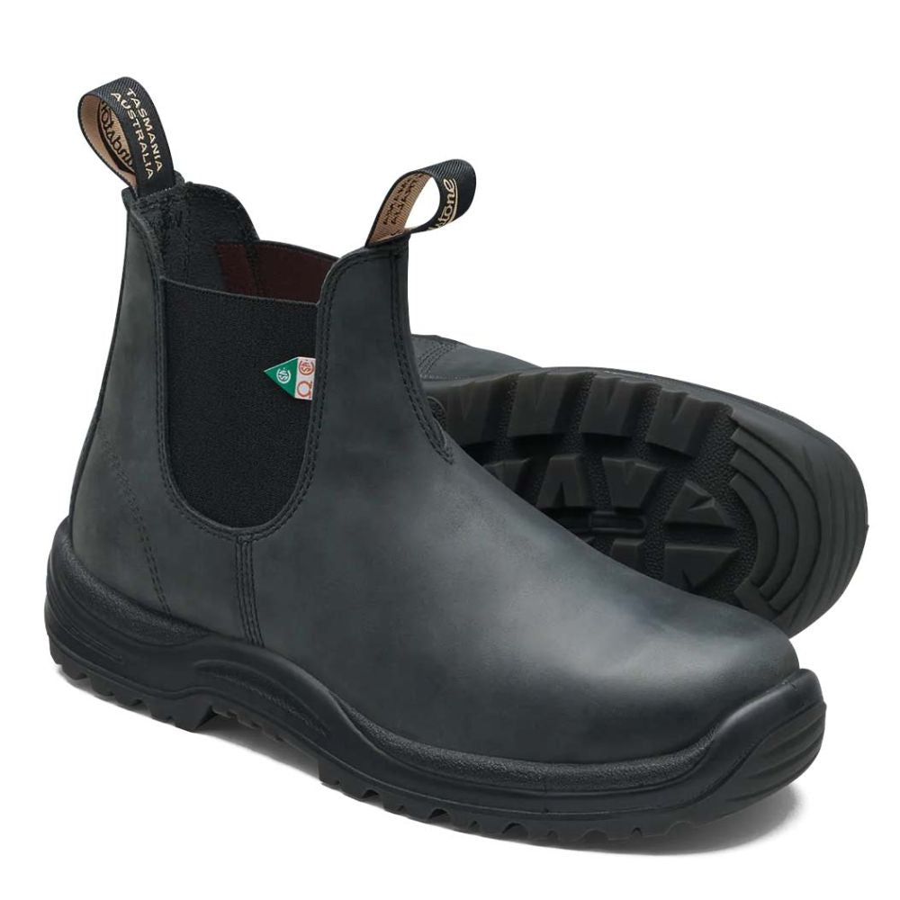 Blundstone Work &amp; Safety Boot 181 in Waxy Rustic Black