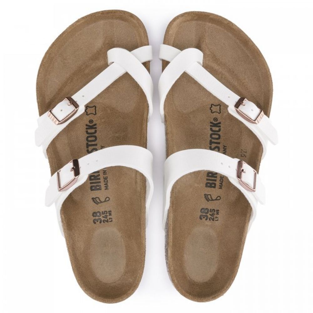 Birkenstock Women&#39;s Mayari Birko-Flor in White