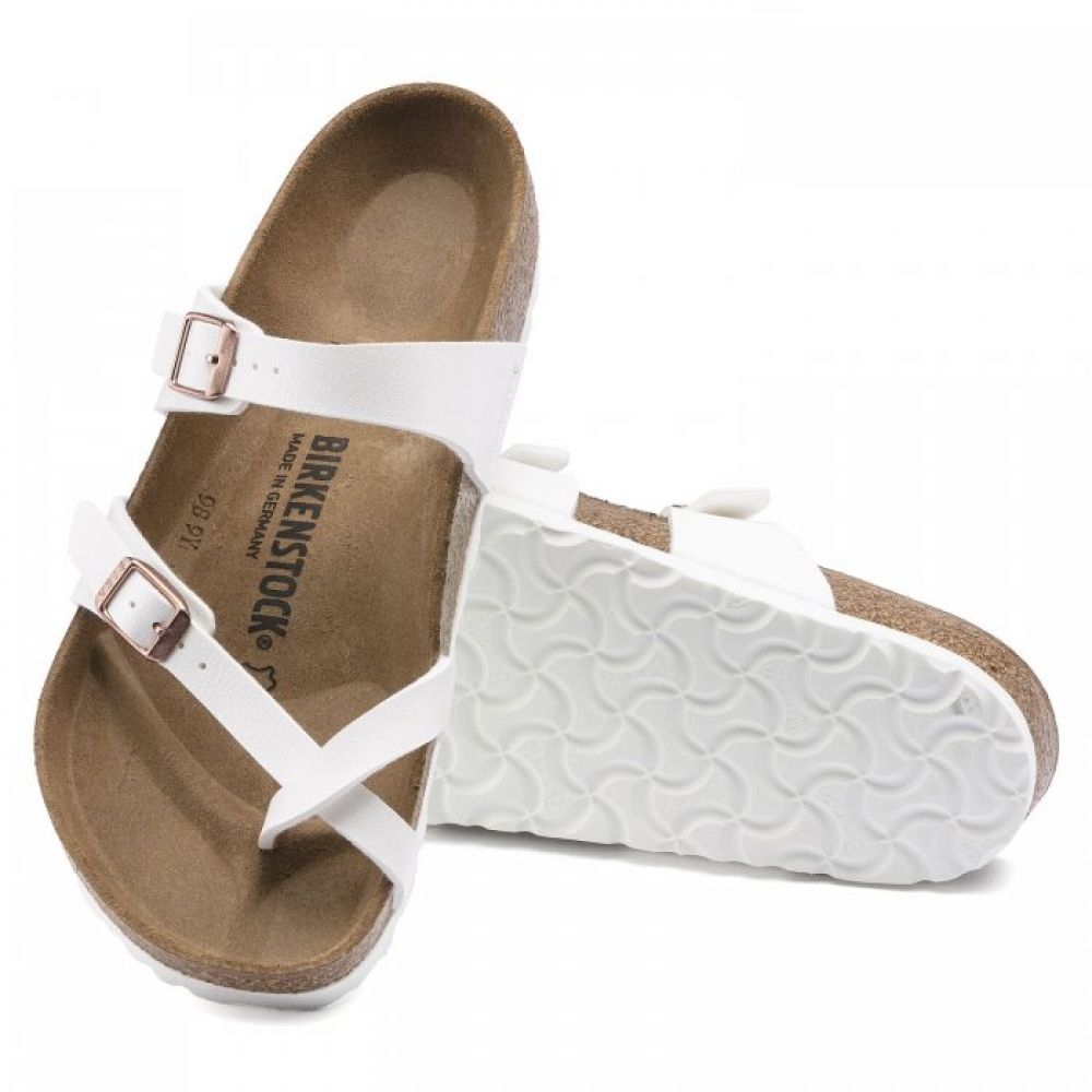 Birkenstock Women&#39;s Mayari Birko-Flor in White