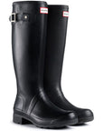 Hunter Women's Original Packable Tour Rain Boots in Black