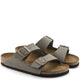 Birkenstock Women&#39;s Arizona Birkibuc in Stone