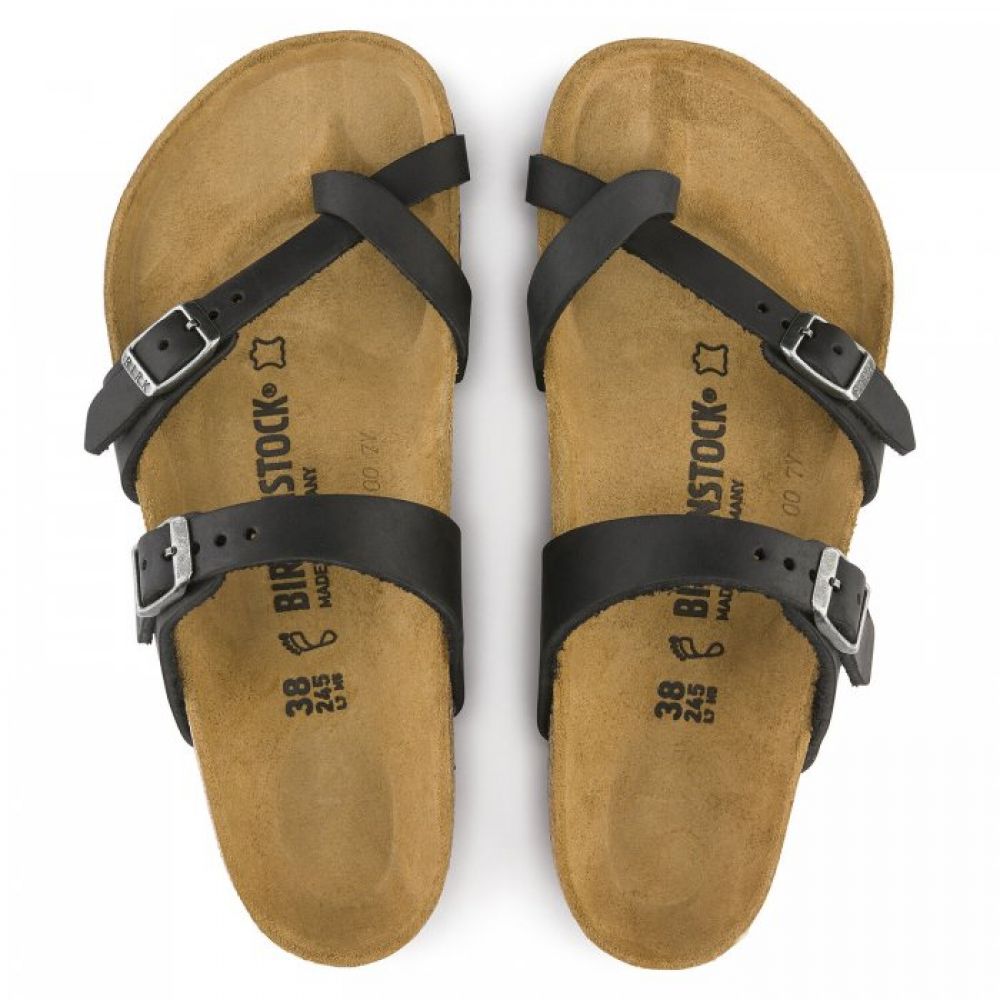 Birkenstock Women's Mayari Oiled Leather in Black