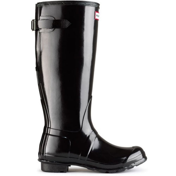 Hunter adjustable rain boots black cheap