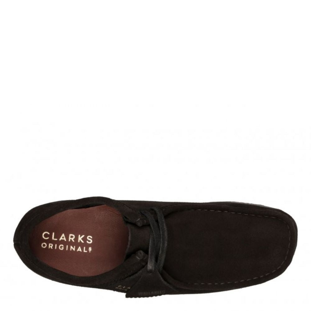Clarks Men's Wallabee in Black Suede