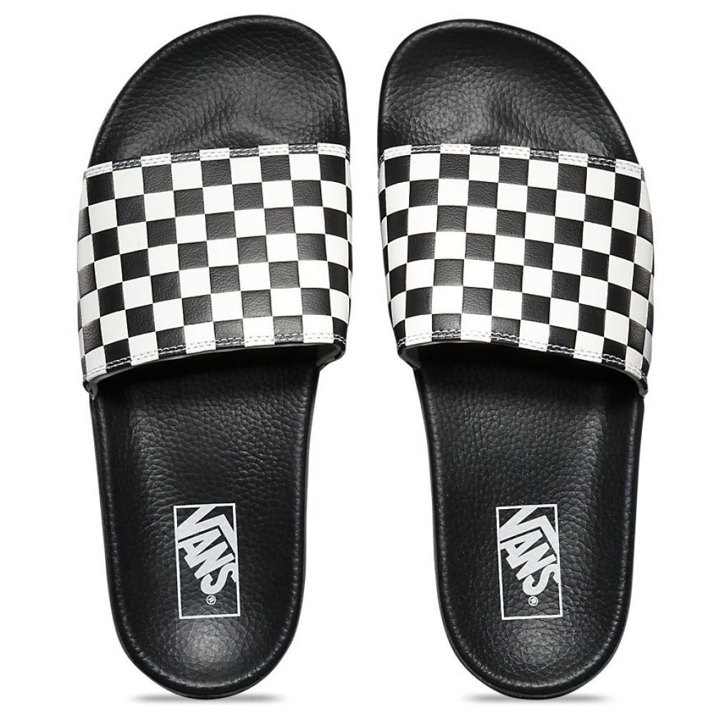 Vans | Men | Slide-On | Checkerboard White | getoutsideshoes.com ...