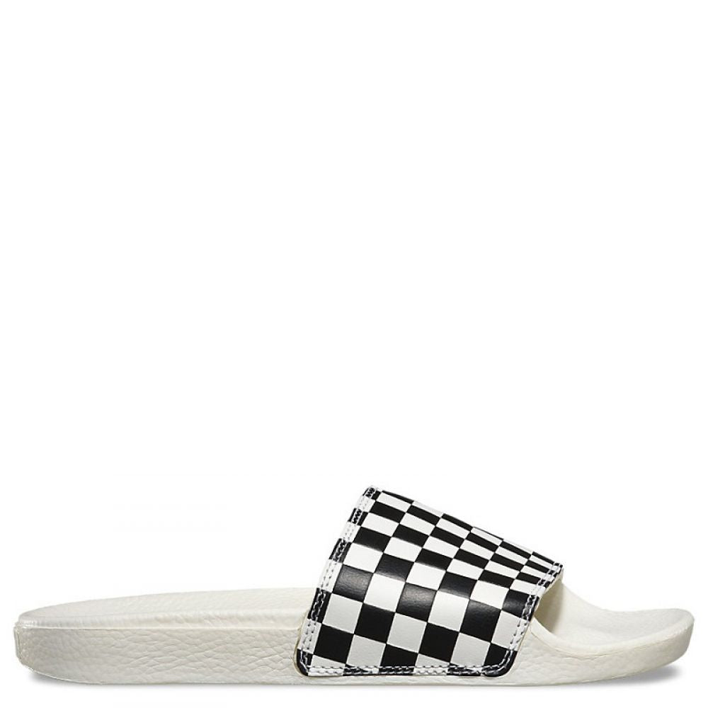 Vans Women&#39;s Slide-On in Checkerboard White/Black