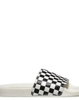 Vans Women's Slide-On in Checkerboard White/Black