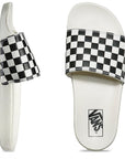 Vans Women's Slide-On in Checkerboard White/Black