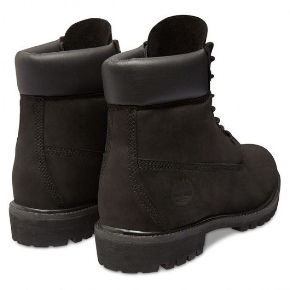 Timberland Men's 6 Inch Premium Boot in Black Nubuck