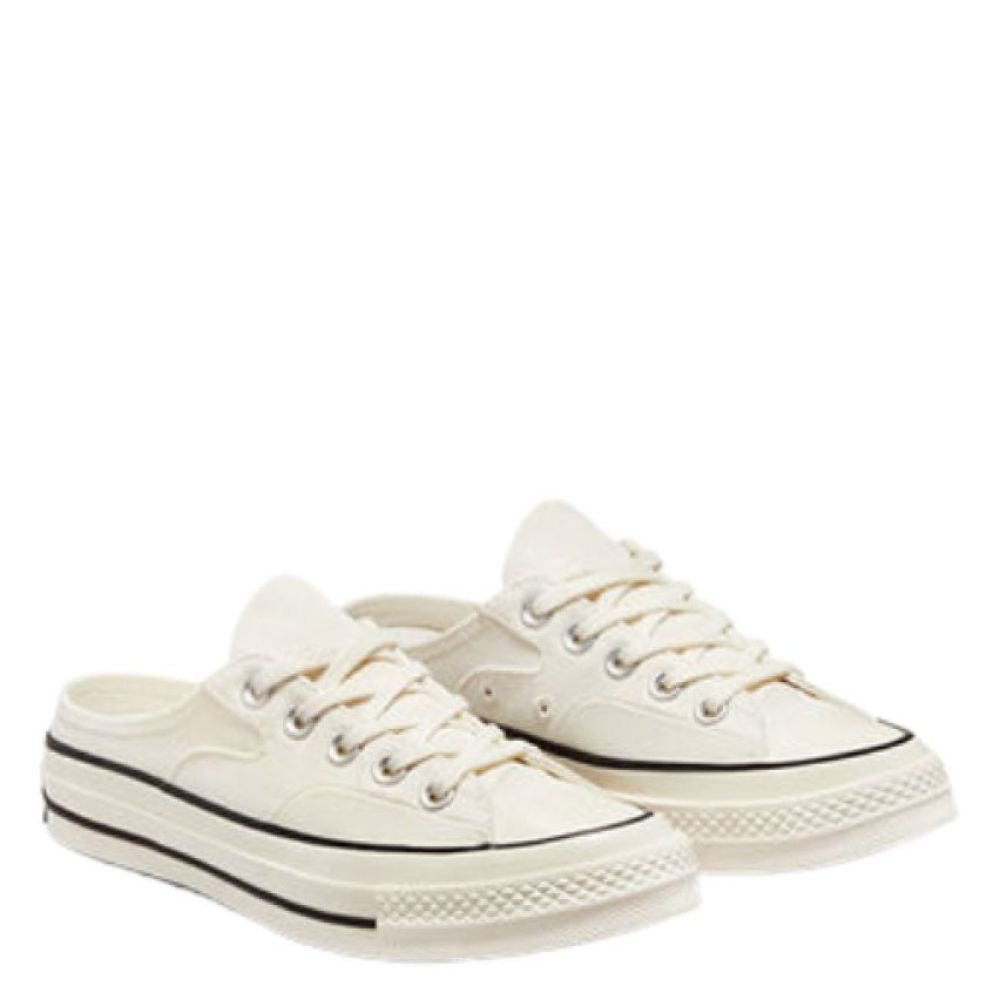 Converse Chuck 70 Mule Recycled Canvas in Egret/Egret/Black