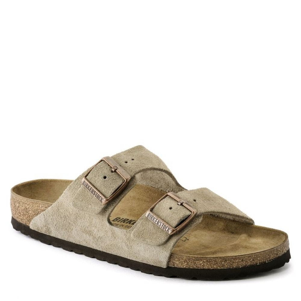 Birkenstock Arizona Suede Leather in Taupe