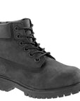 Timberland Youth 6-Inch Premium in Black Nubuck