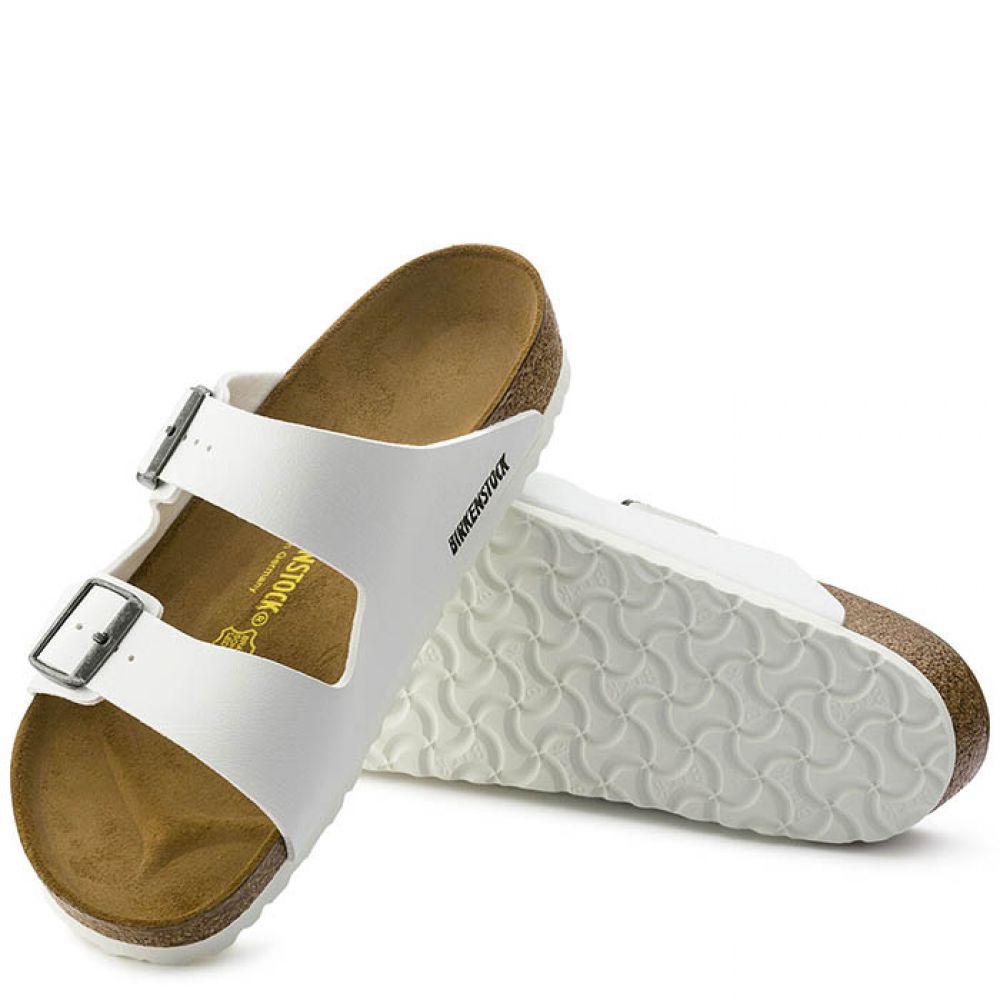 Birkenstock Arizona Birko-Flor in White