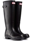 Hunter Women's Original Back Adjustable Rain Boots in Black