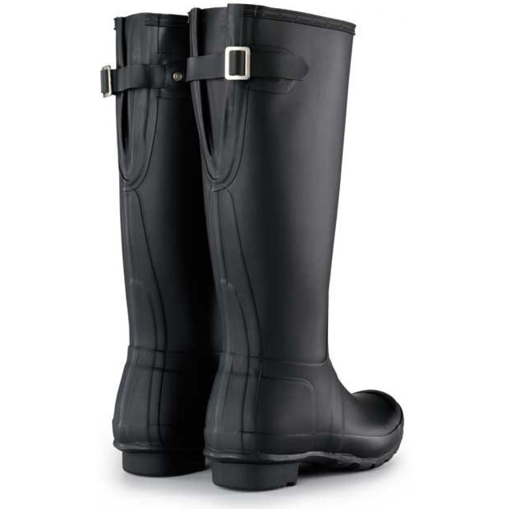 Hunter Women&#39;s Original Back Adjustable Rain Boots in Black