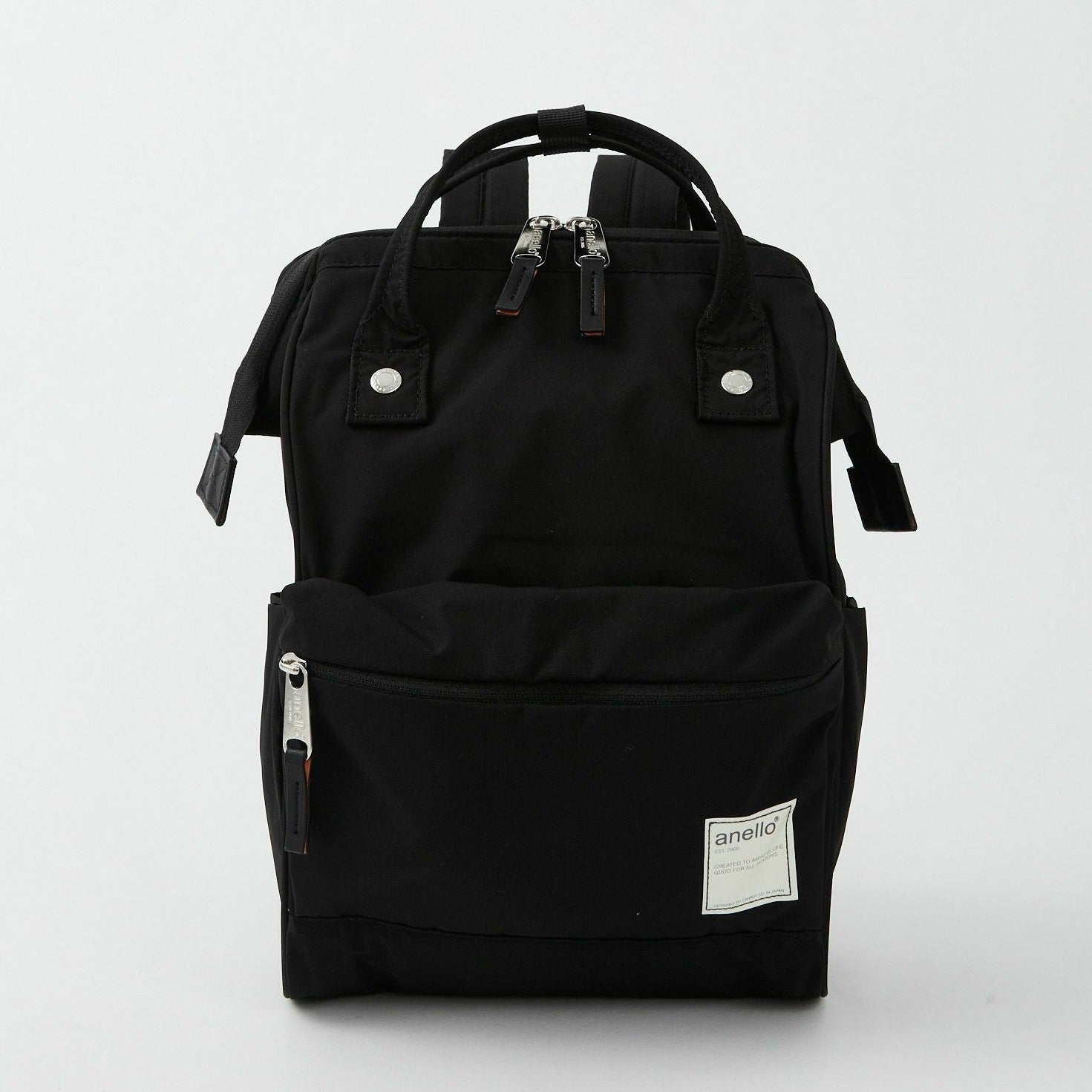 Anello Circle Backpack Small in Black