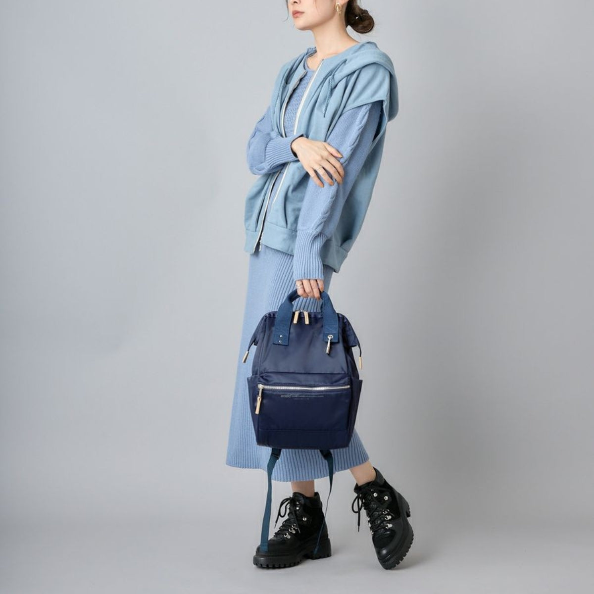 Anello Eleanor Backpack Small in Navy