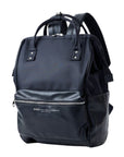 Anello Premium Clasp Backpack Large in Black