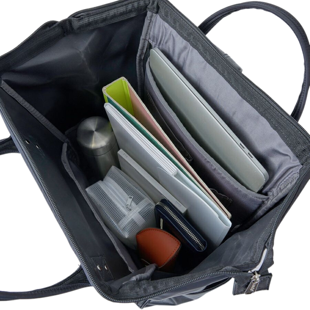 Anello Premium Clasp Backpack Large in Black