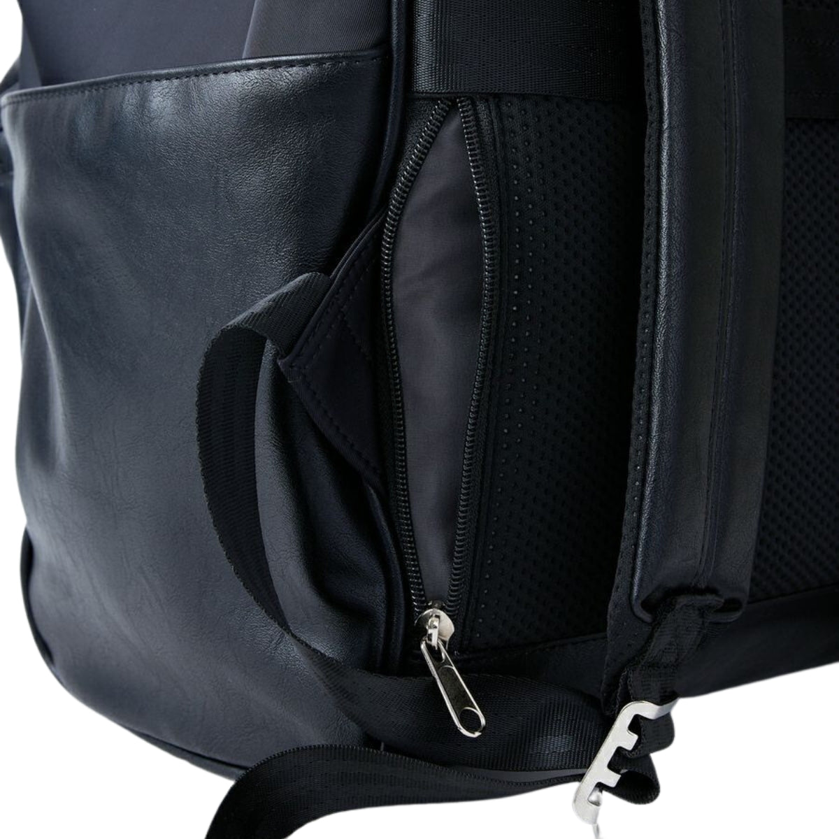 anello leather backpack canada Anello Premium Clasp Backpack Large in Black – Getoutside Shoes