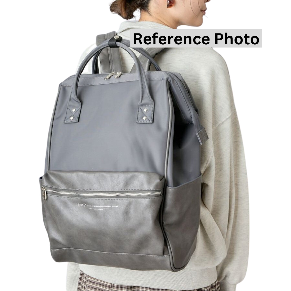anello large backpack leather Anello Premium Clasp Backpack Large in Black – Getoutside Shoes