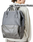 Anello Premium Clasp Backpack Large in Brown