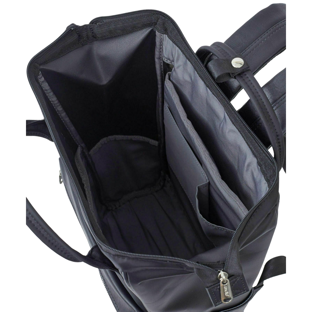 Anello Premium Clasp Backpack Regular in Black